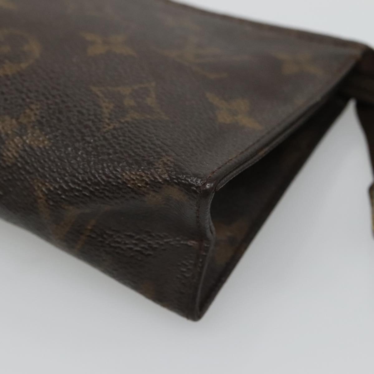 LOUIS VUITTON Monogram Posh Toilette 15 Pouch M47546 LV Auth fm4445