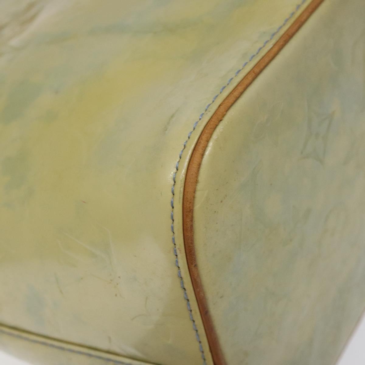 LOUIS VUITTON Monogram Vernis Houston Hand Bag Lavande M91218 LV Auth fm4471