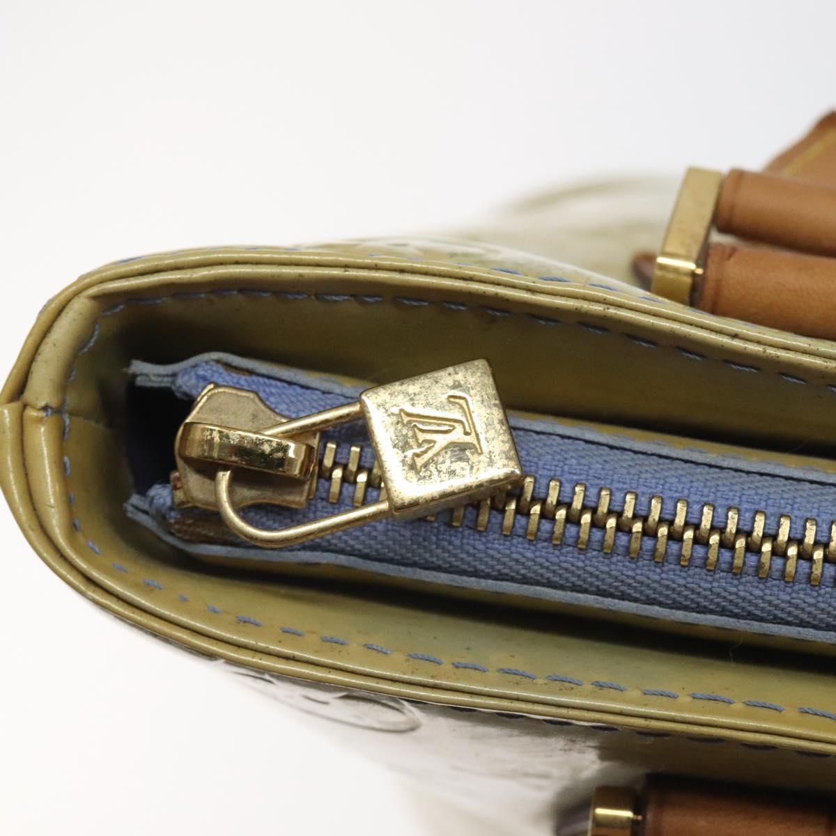 LOUIS VUITTON Monogram Vernis Houston Hand Bag Lavande M91218 LV Auth fm4471