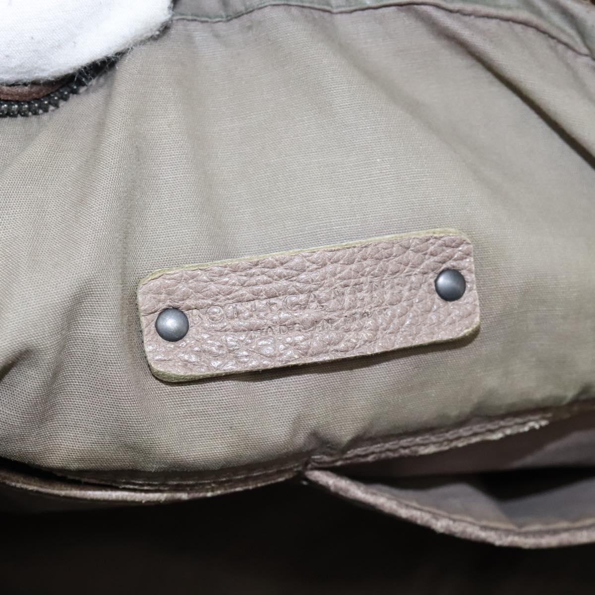 BOTTEGA VENETA Business Bag Leather 2way Beige Auth fm4481