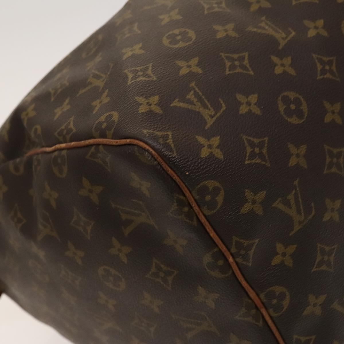 LOUIS VUITTON Monogram Keepall 55 Boston Bag M41424 LV Auth fm4599