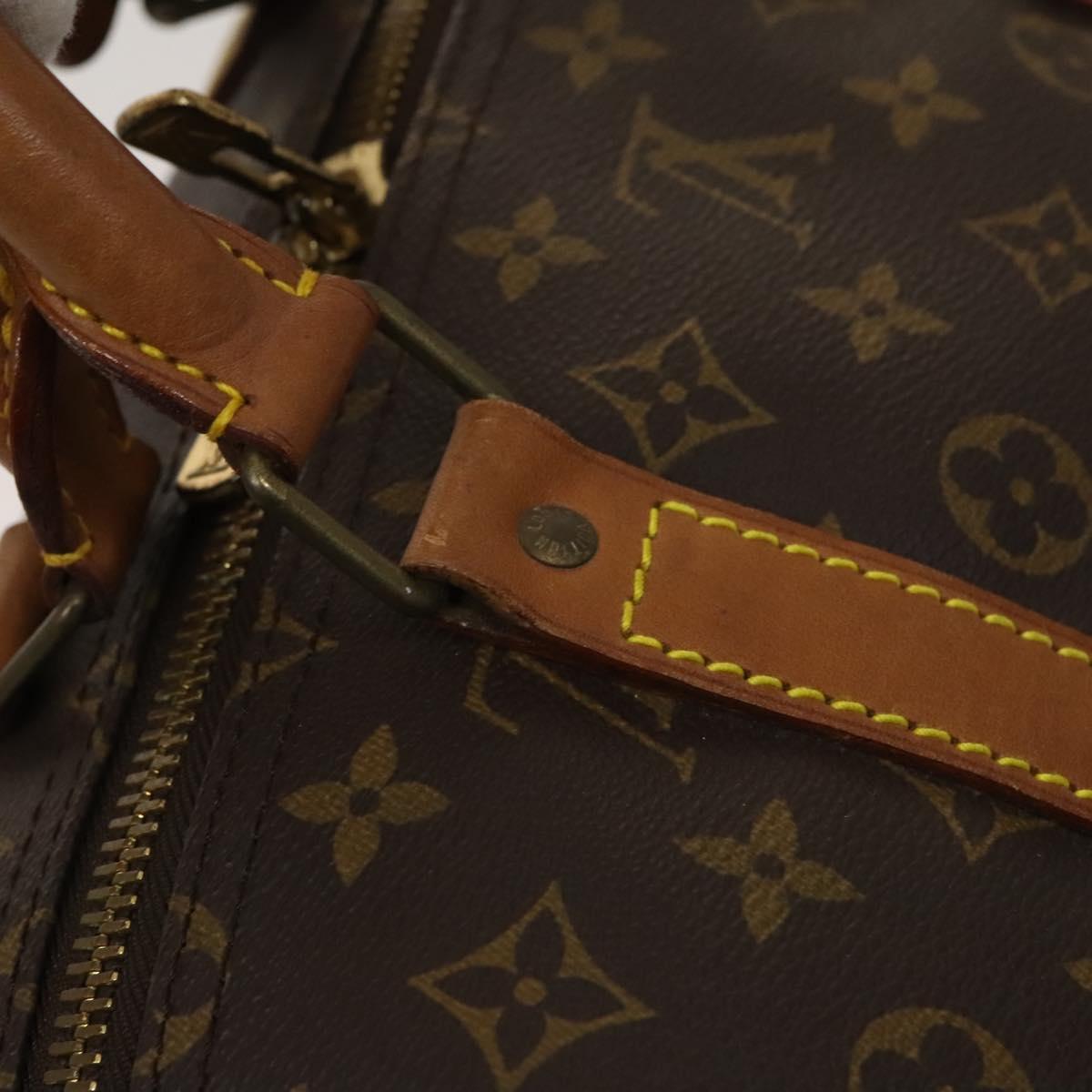 LOUIS VUITTON Monogram Keepall 55 Boston Bag M41424 LV Auth fm4599