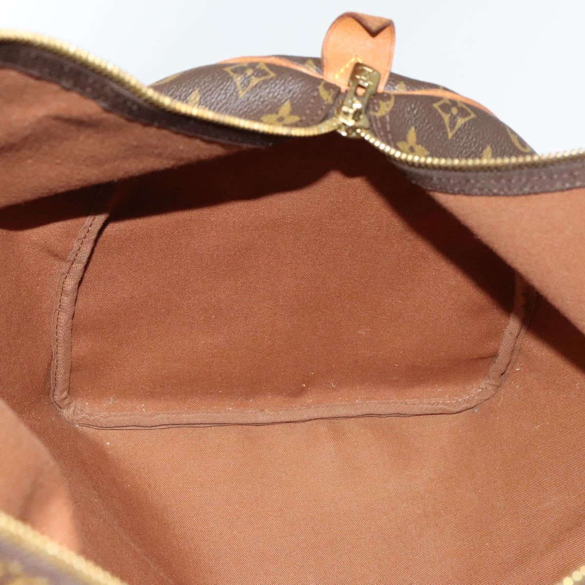 LOUIS VUITTON Monogram Keepall 55 Boston Bag M41424 LV Auth fm4599