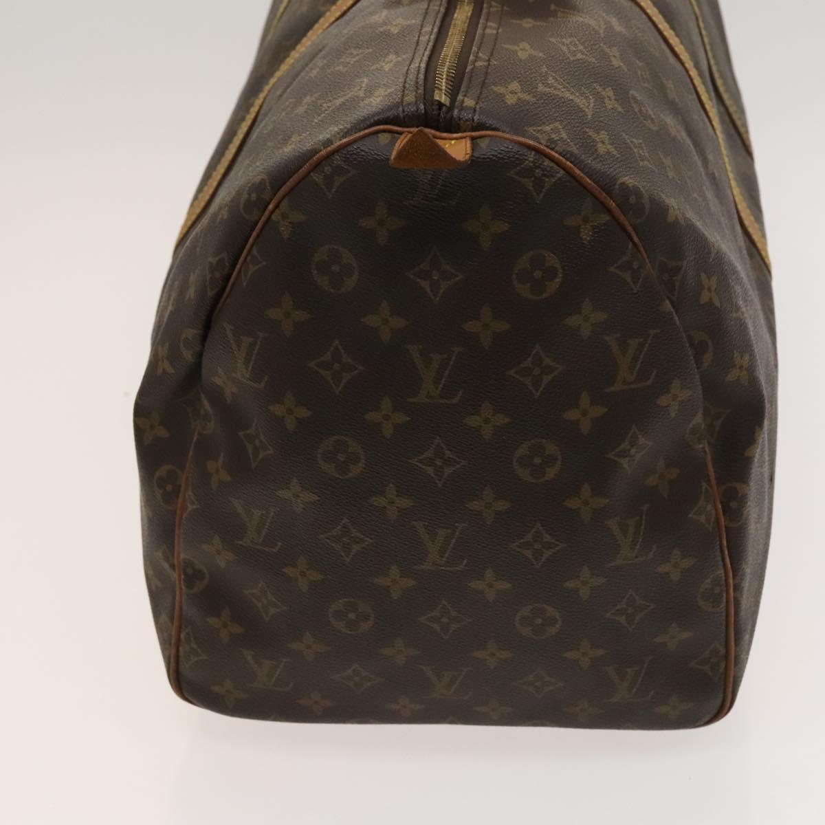 LOUIS VUITTON Monogram Keepall 55 Boston Bag M41424 LV Auth fm4599