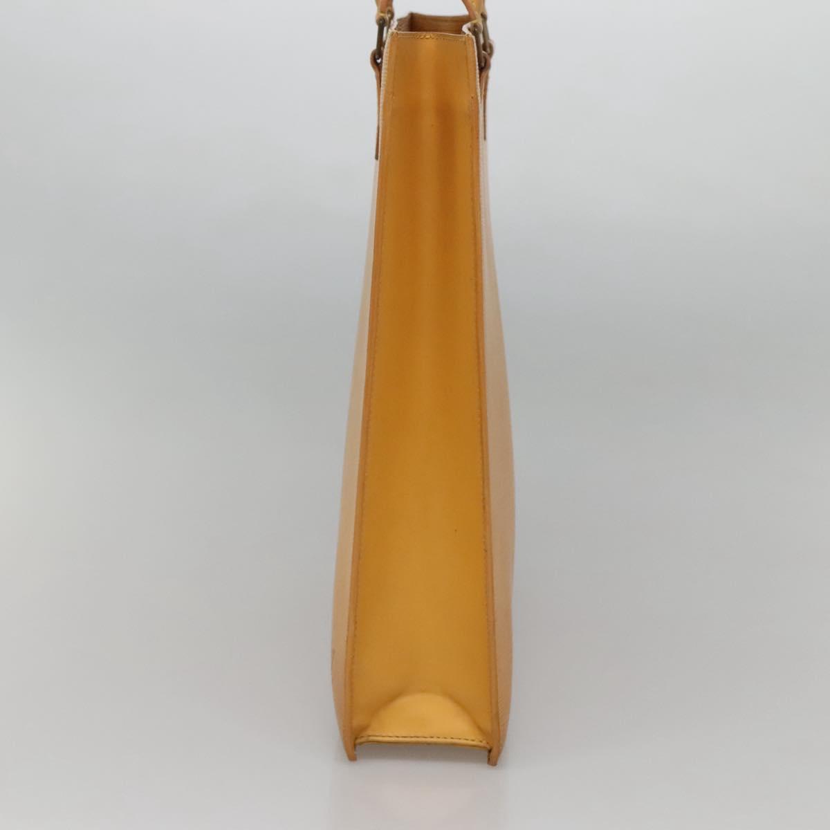 LOUIS VUITTON Epi Sac Plat Hand Bag Yellow M52079 LV Auth fm4639