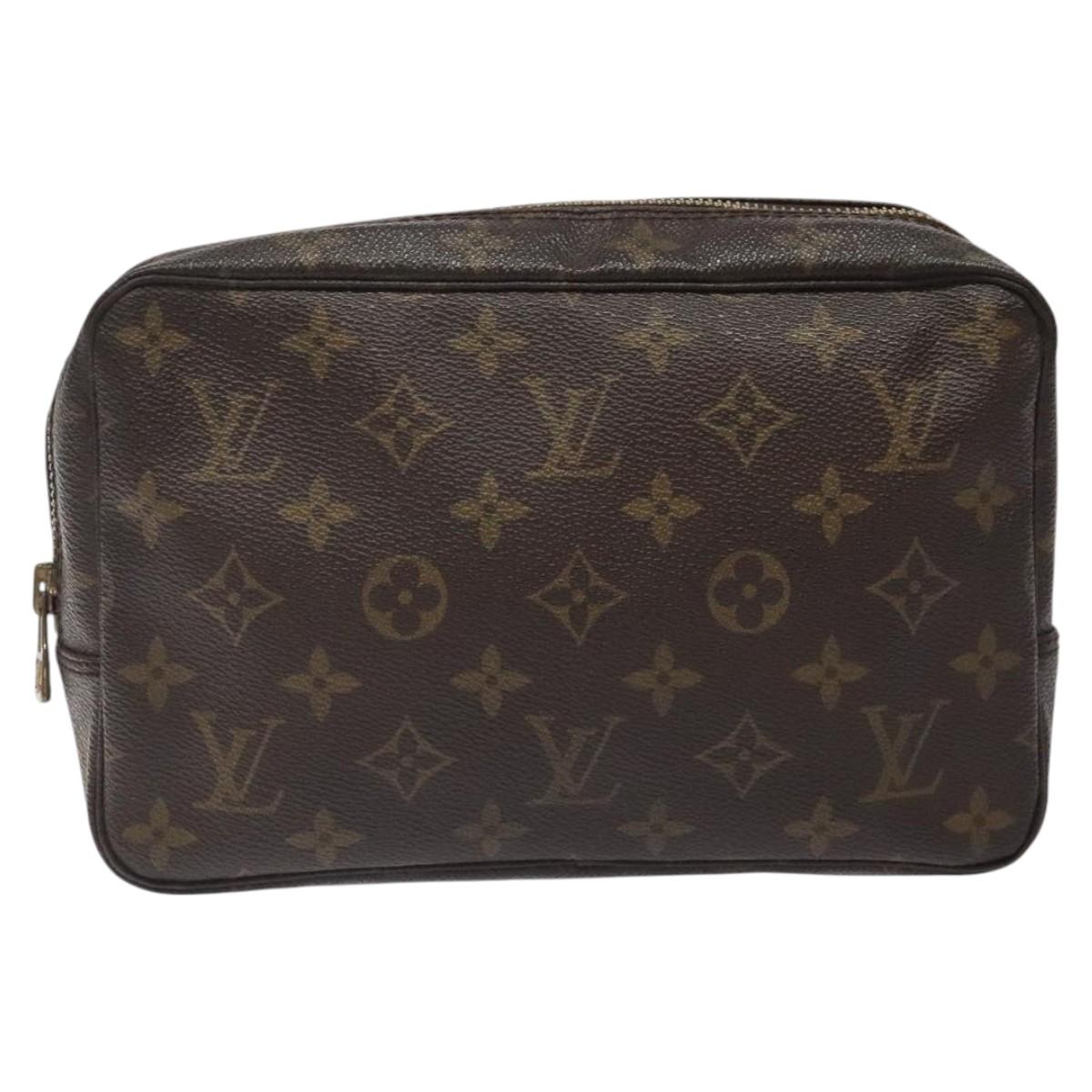 LOUIS VUITTON Monogram Trousse Toilette 23 Clutch Bag M47524 LV Auth fm4640