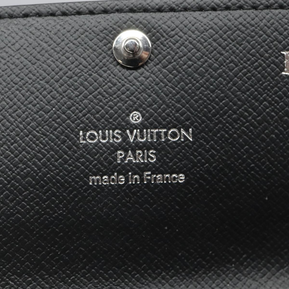 LOUIS VUITTON Monogram Eclipse Multicles6 Key Case M82603 LV Auth fm4644