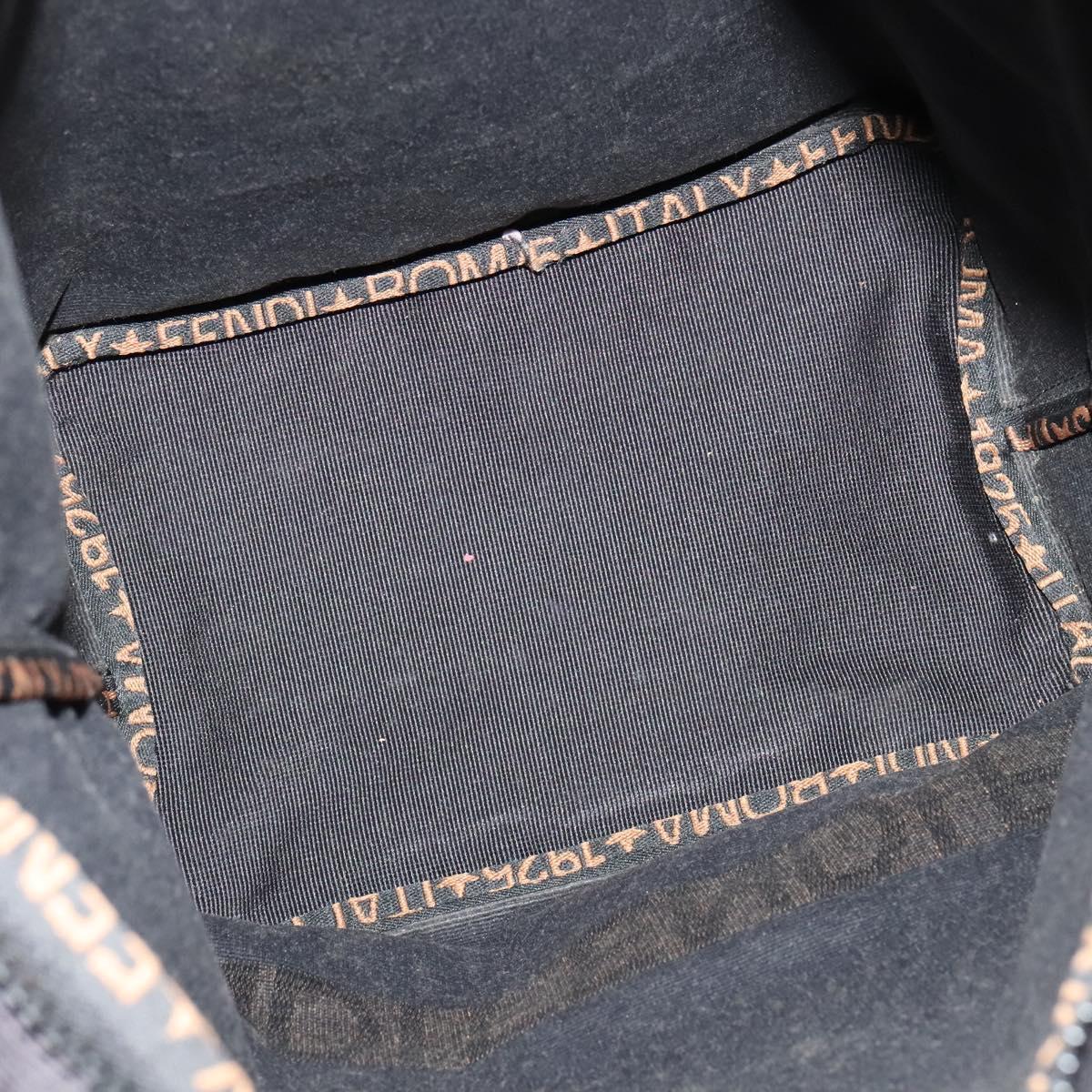 FENDI Hand Bag Nylon Black Auth fm4706