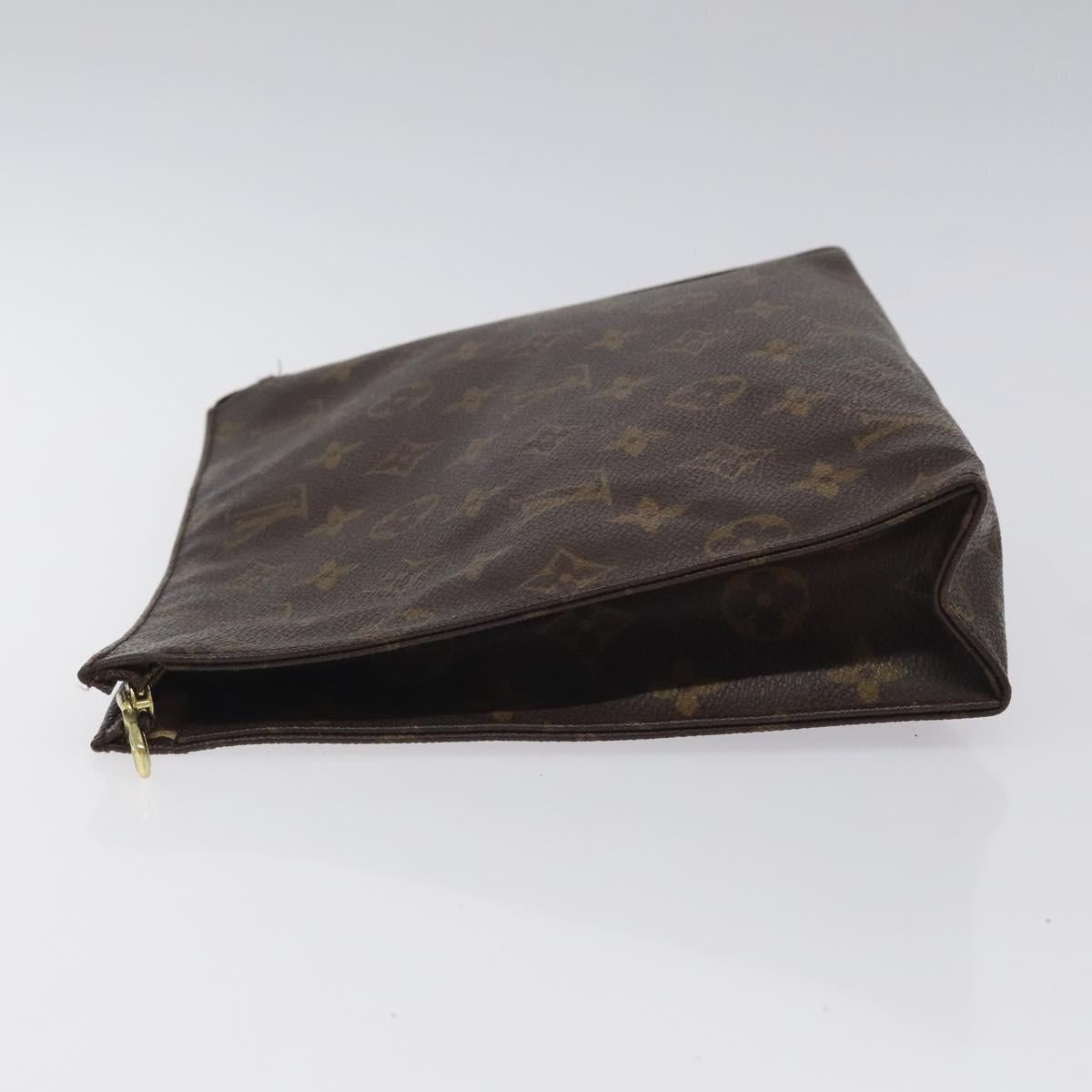 LOUIS VUITTON Monogram Poche Toilette 26 Pouch M47542 LV Auth fm4711