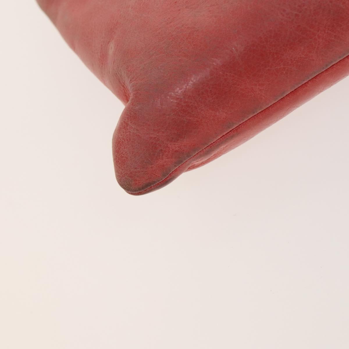 PRADA Hand Bag Nylon Leather 3Set Pink Black Auth fm4723