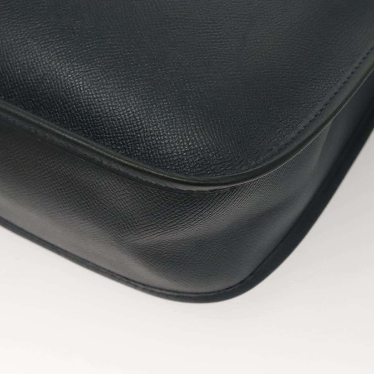 HERMES Evelyn 1 GM Shoulder Bag Courchevel Navy Auth fm4738