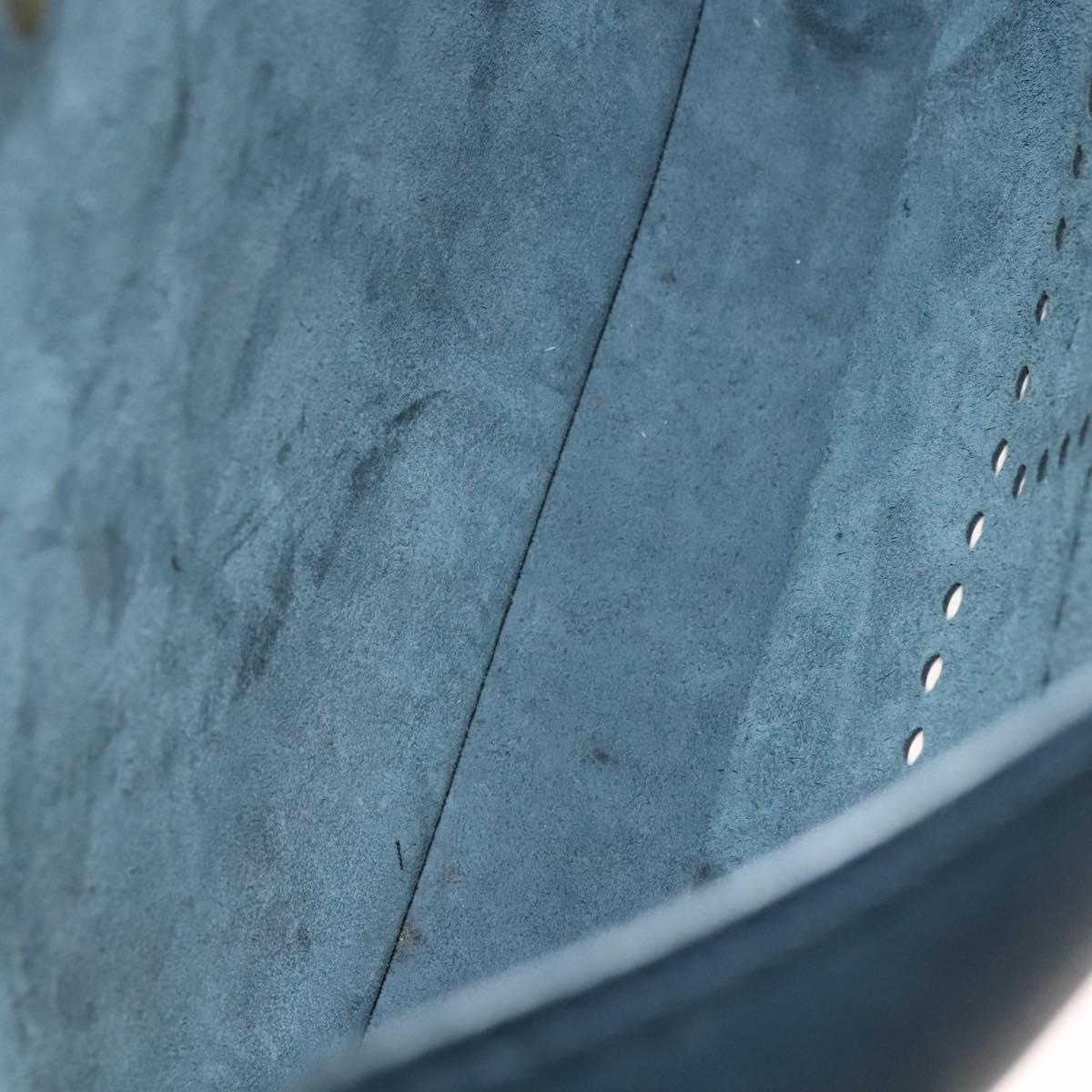 HERMES Evelyn 1 GM Shoulder Bag Courchevel Navy Auth fm4738