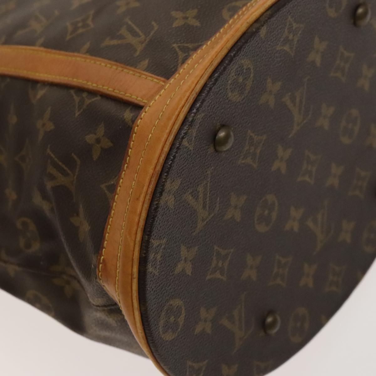 LOUIS VUITTON Monogram Bucket GM Shoulder Bag M42236 LV Auth fm4751