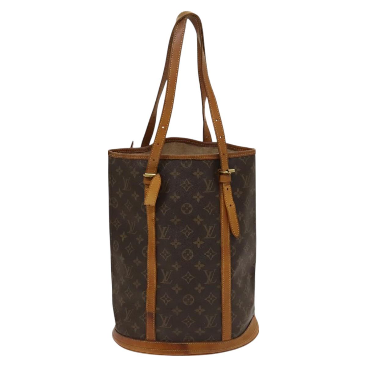 LOUIS VUITTON Monogram Bucket GM Shoulder Bag M42236 LV Auth fm4751