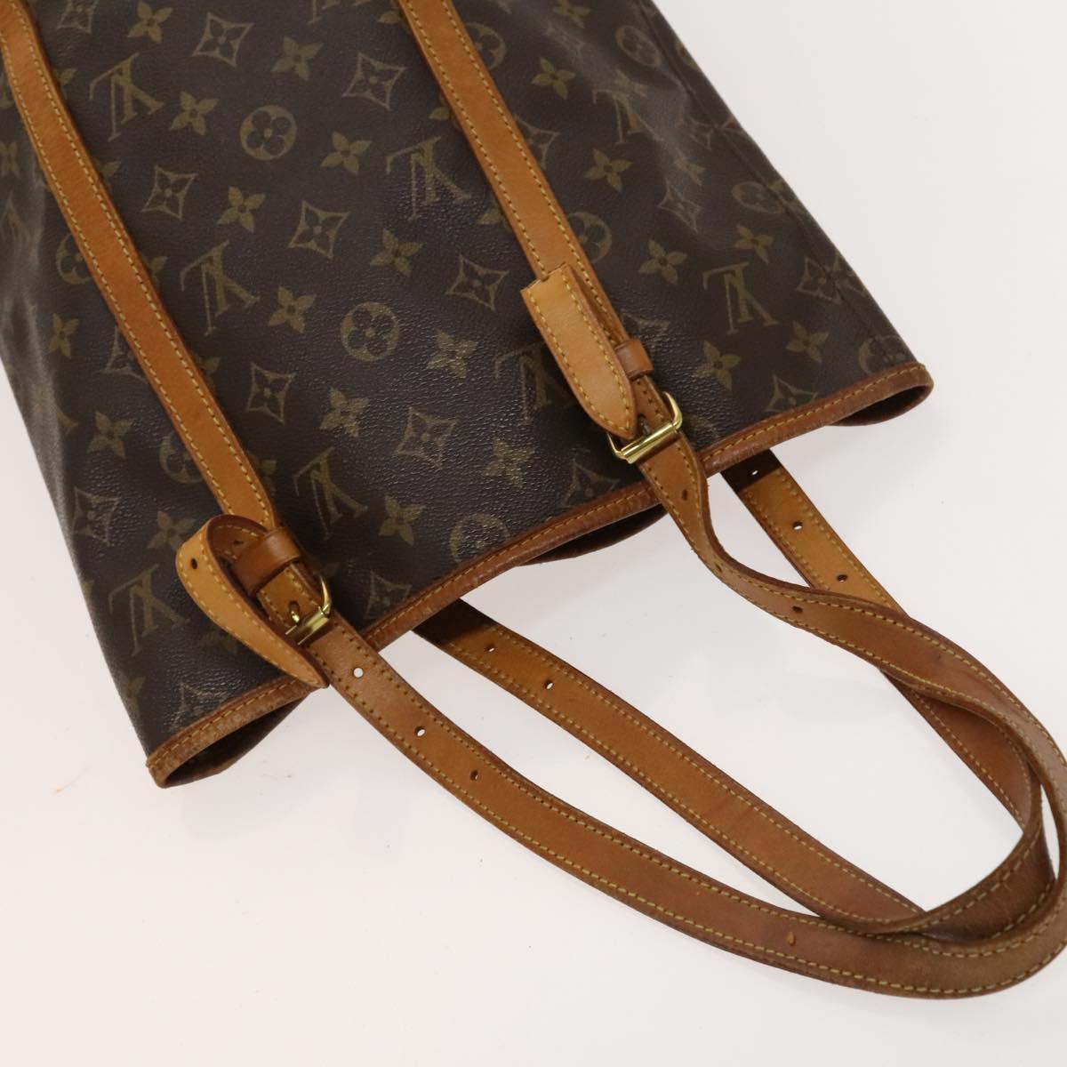 LOUIS VUITTON Monogram Bucket GM Shoulder Bag M42236 LV Auth fm4751