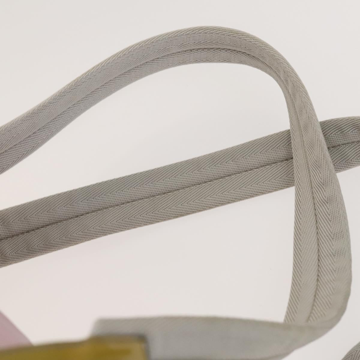 PRADA Backpack Nylon Pink Silver Auth fm4758