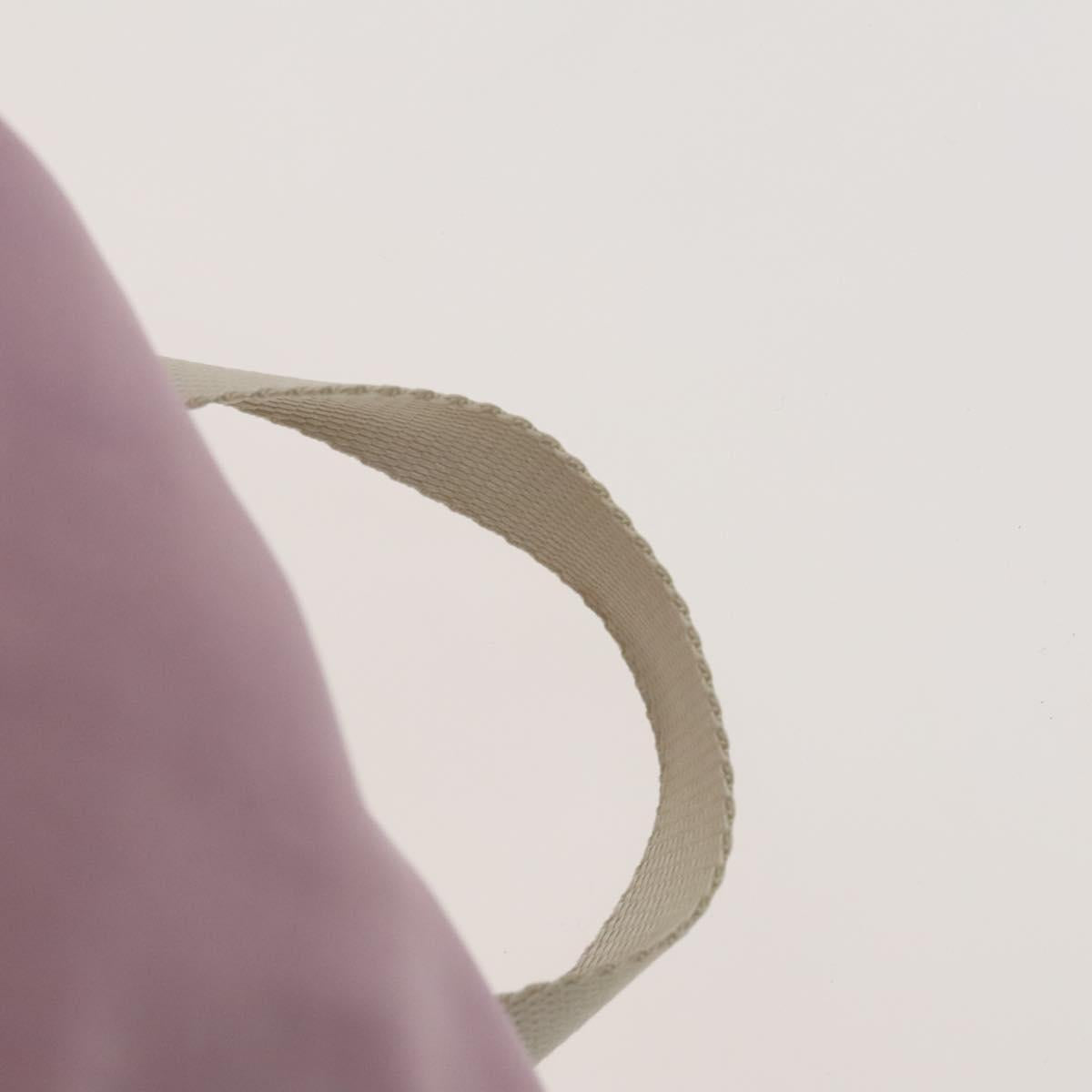 PRADA Backpack Nylon Pink Silver Auth fm4758