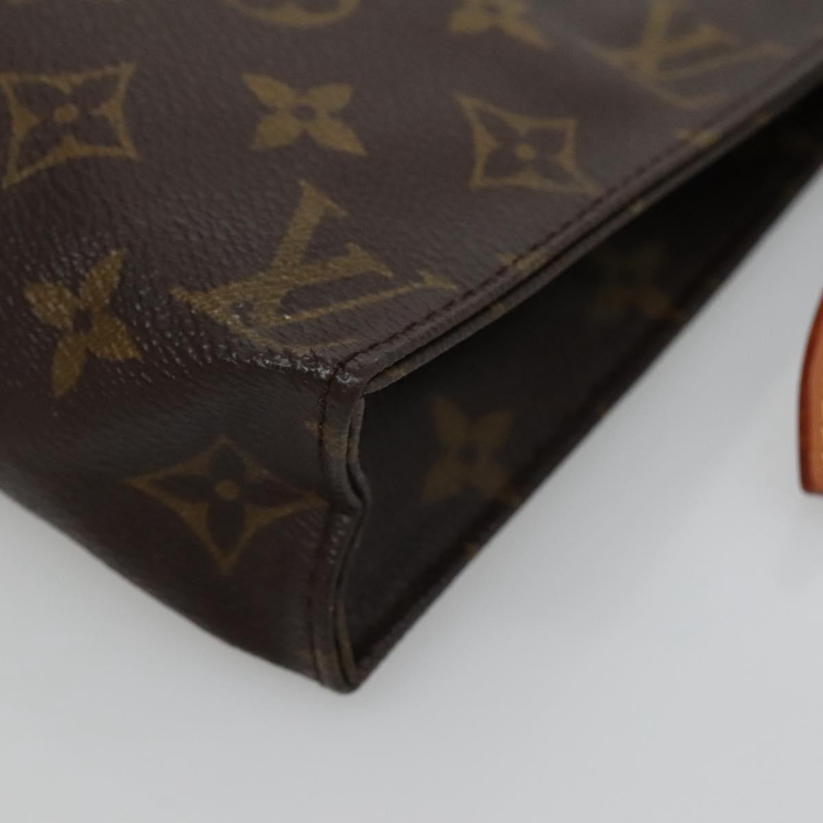 LOUIS VUITTON Monogram Poche Toilette 19 Pouch M47544 LV Auth fm4762