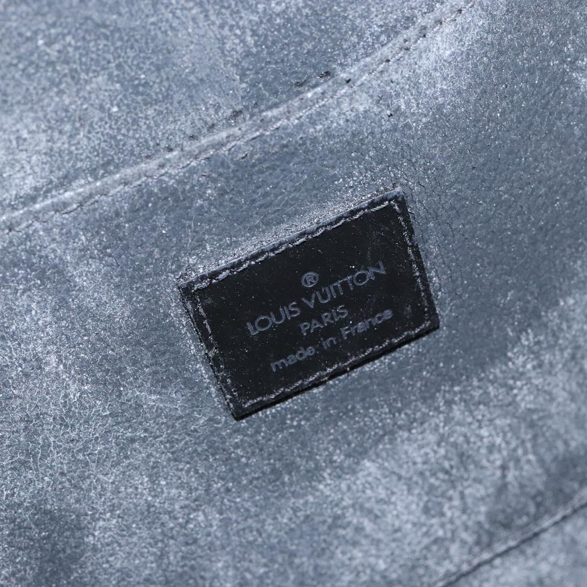 LOUIS VUITTON Epi Dauphine GM Cosmetic Pouch Black M48432 LV Auth fm4826