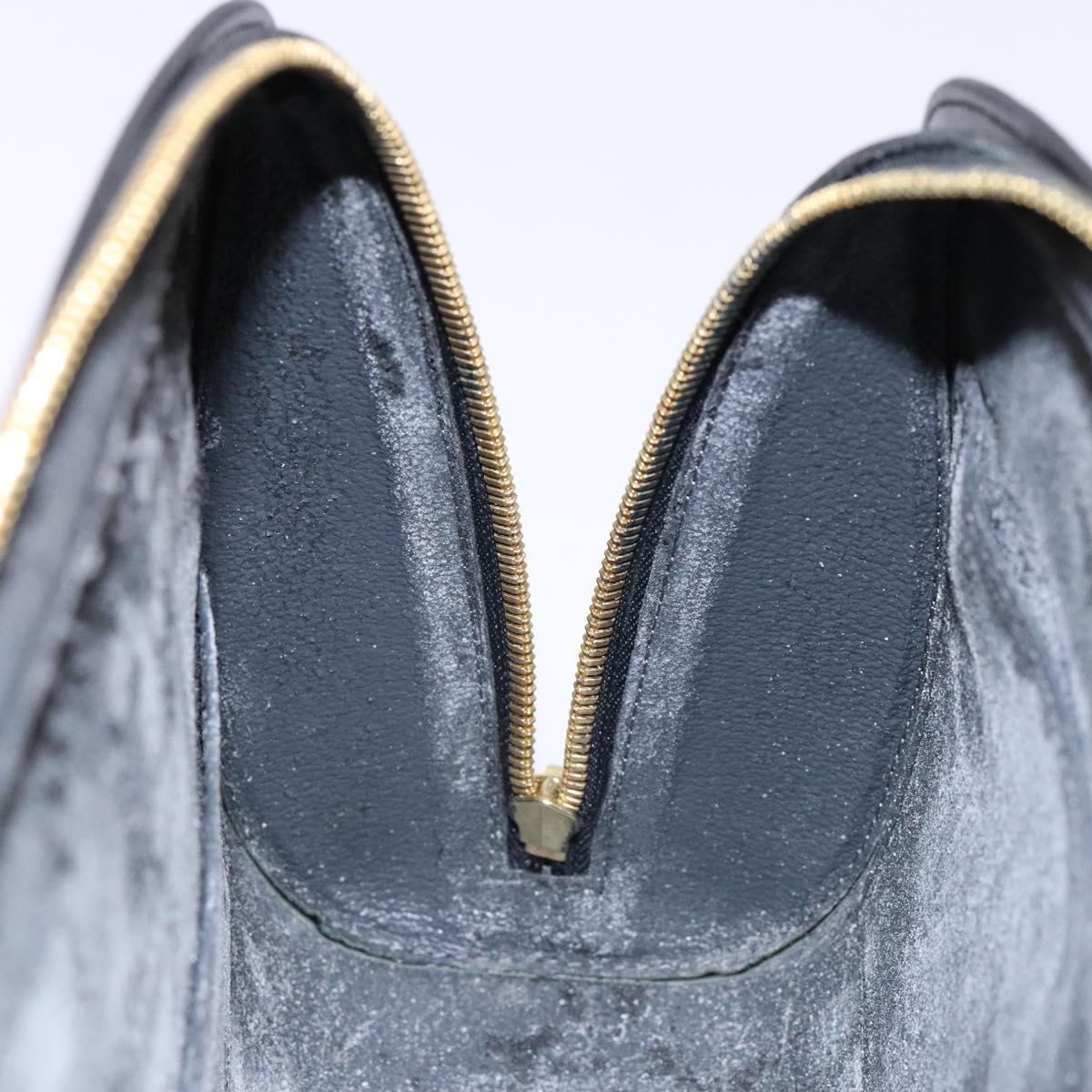 LOUIS VUITTON Epi Dauphine GM Cosmetic Pouch Black M48432 LV Auth fm4826