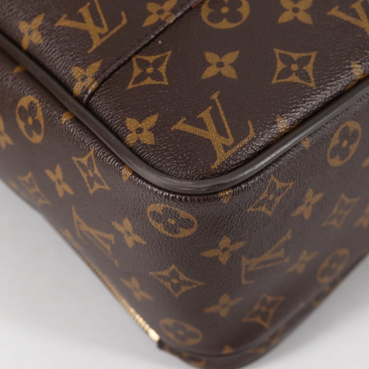 LOUIS VUITTON Monogram Ikar Business Bag M23252 LV Auth fm4836