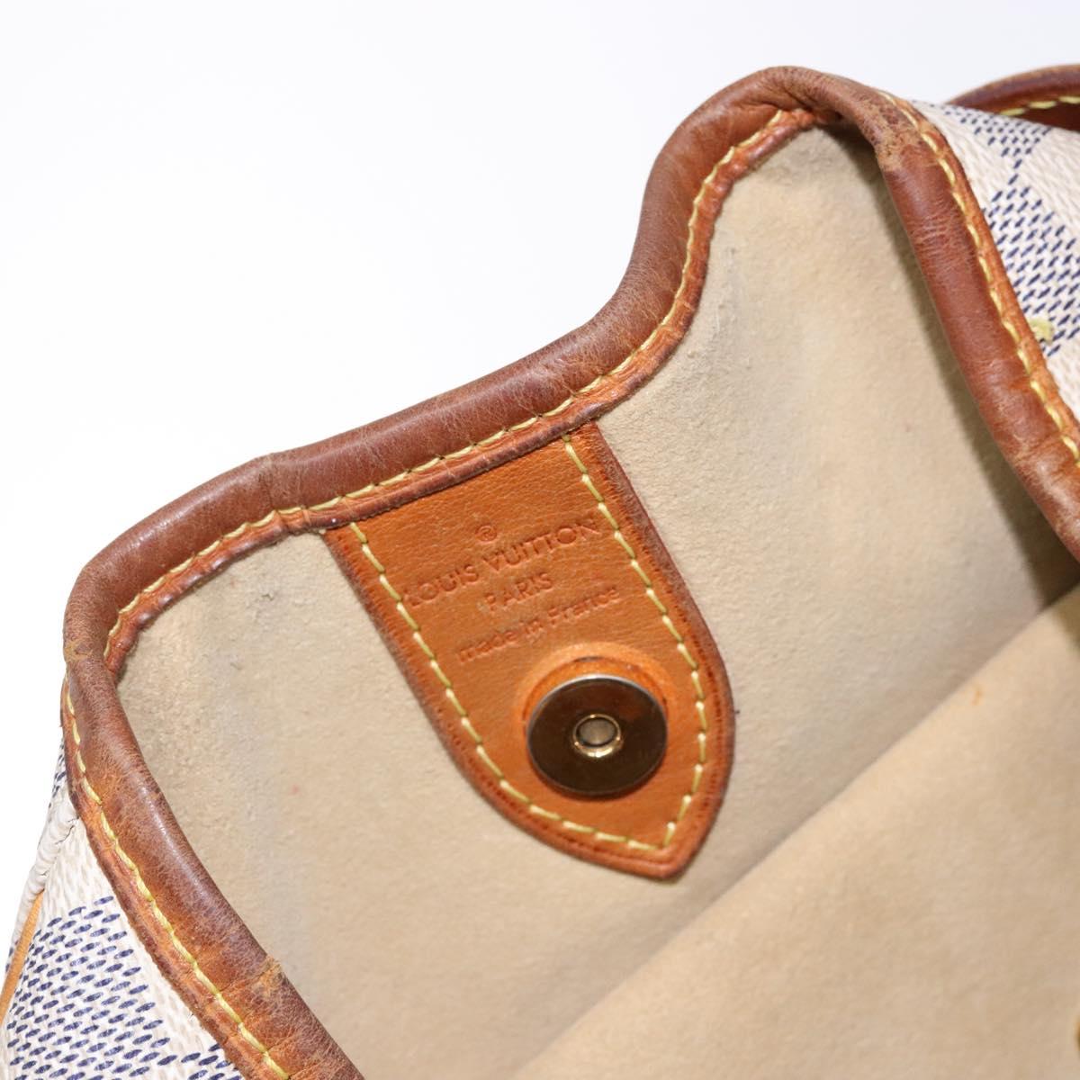 LOUIS VUITTON Damier Azur Galliera PM Shoulder Bag N55215 LV Auth fm4849