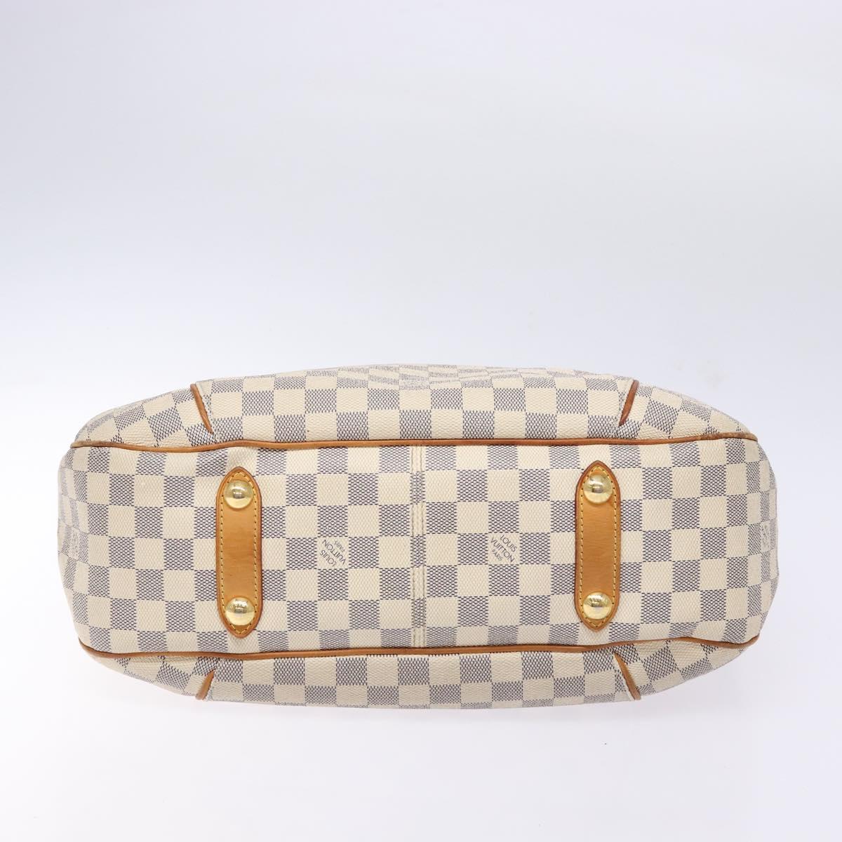 LOUIS VUITTON Damier Azur Galliera PM Shoulder Bag N55215 LV Auth fm4849