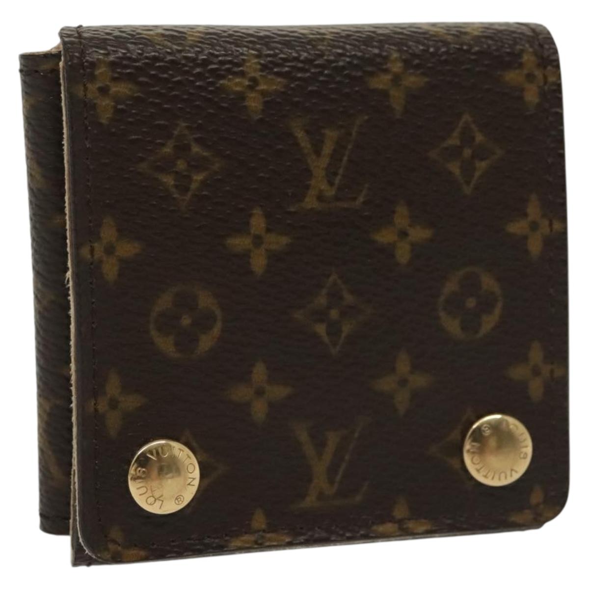 LOUIS VUITTON Monogram Jewelry case Jewelry Box LV Auth fm4851