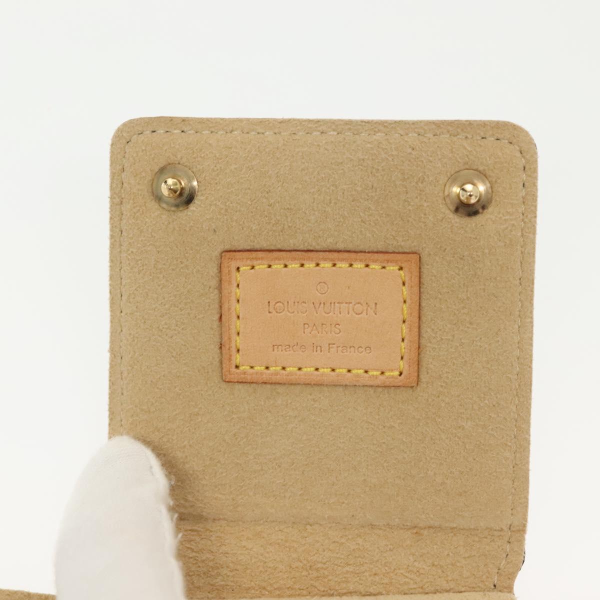 LOUIS VUITTON Monogram Jewelry case Jewelry Box LV Auth fm4851