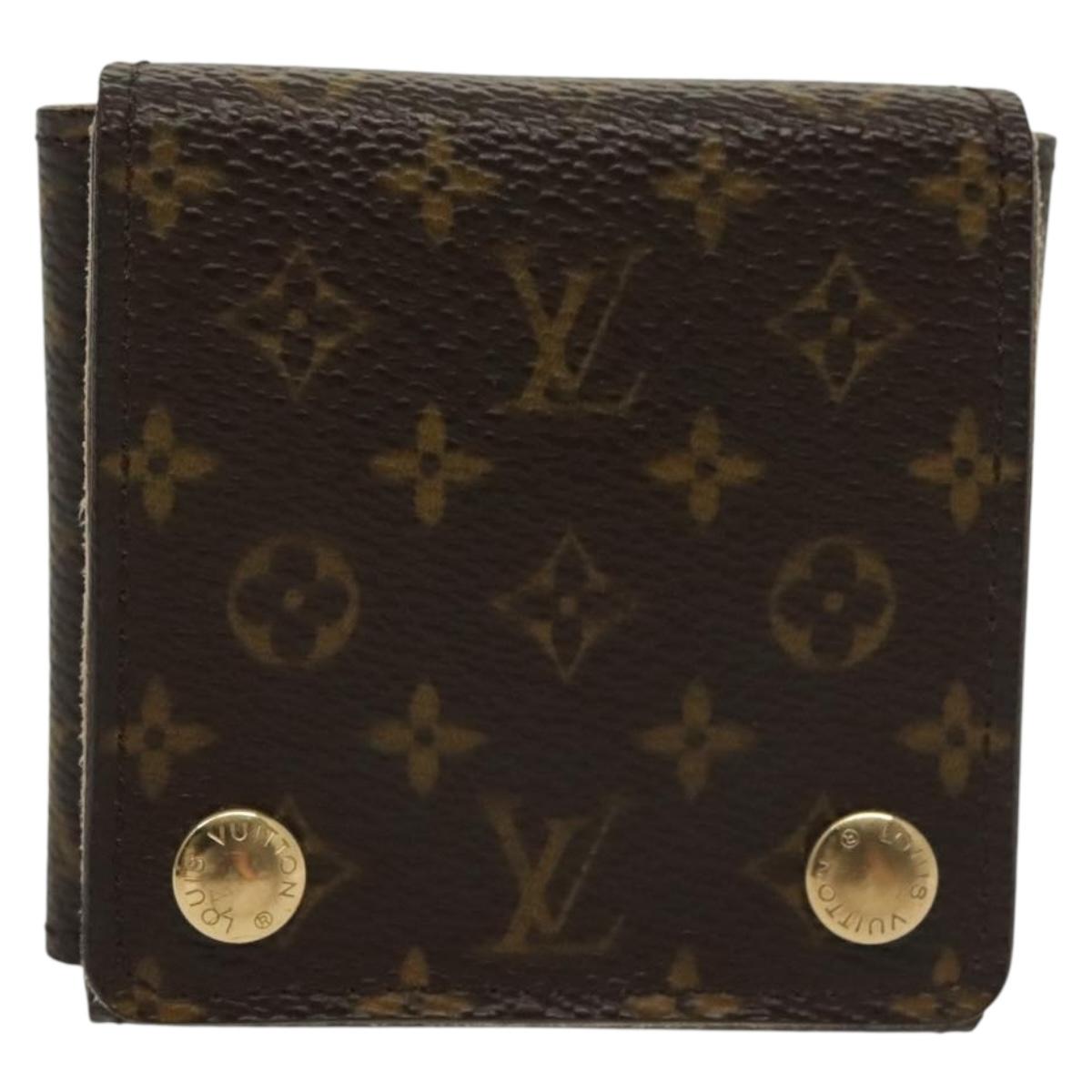 LOUIS VUITTON Monogram Jewelry case Jewelry Box LV Auth fm4851