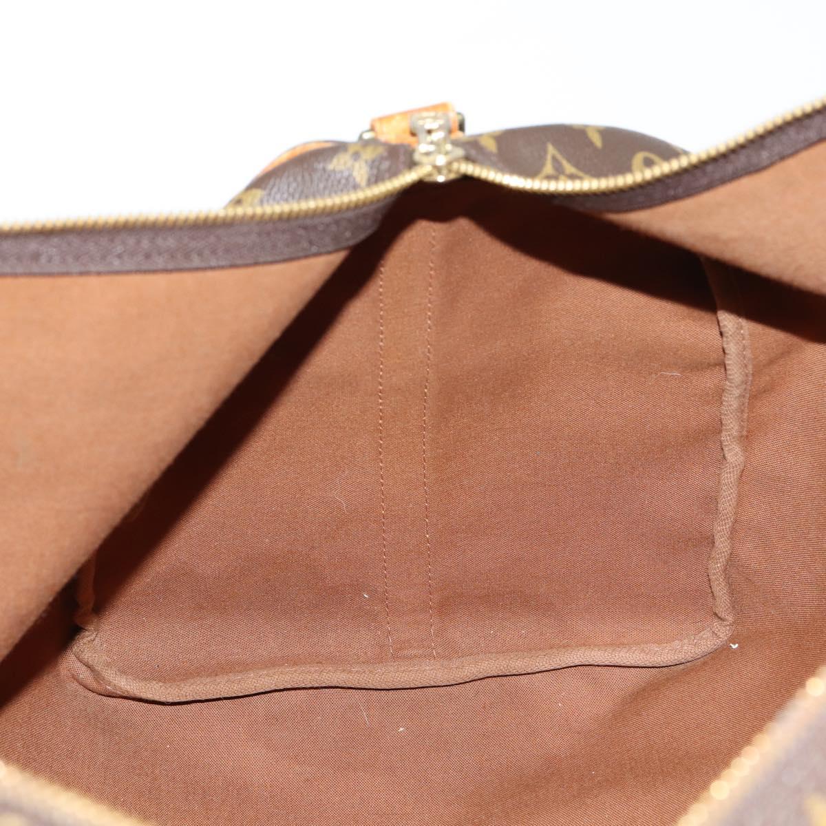 LOUIS VUITTON Monogram Keepall Bandouliere 60 Boston Bag M41412 LV Auth fm4854