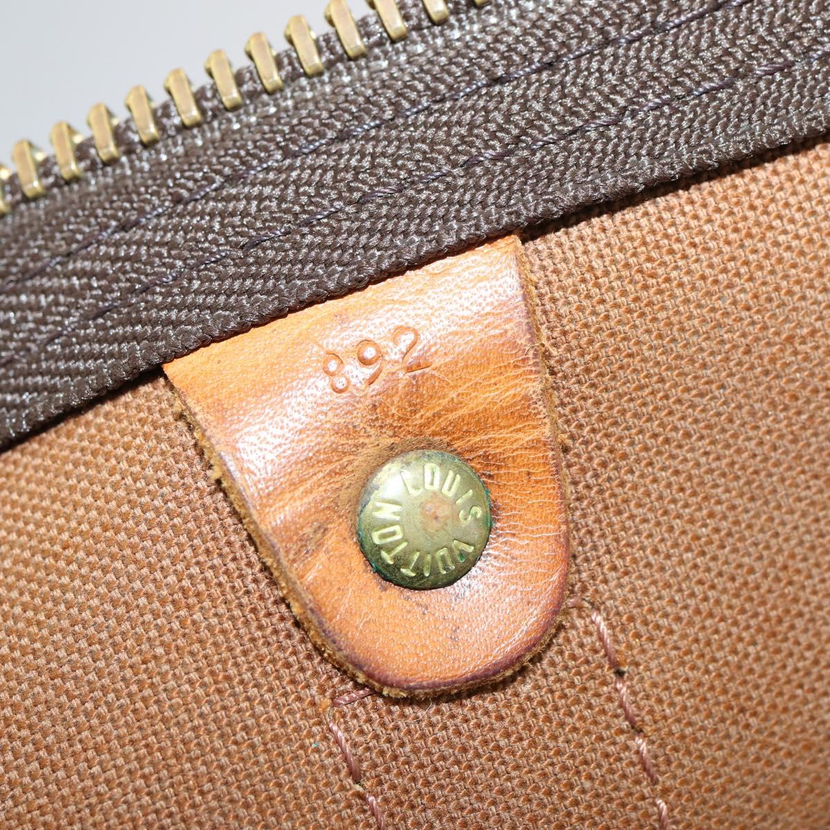 LOUIS VUITTON Monogram Keepall Bandouliere 60 Boston Bag M41412 LV Auth fm4854