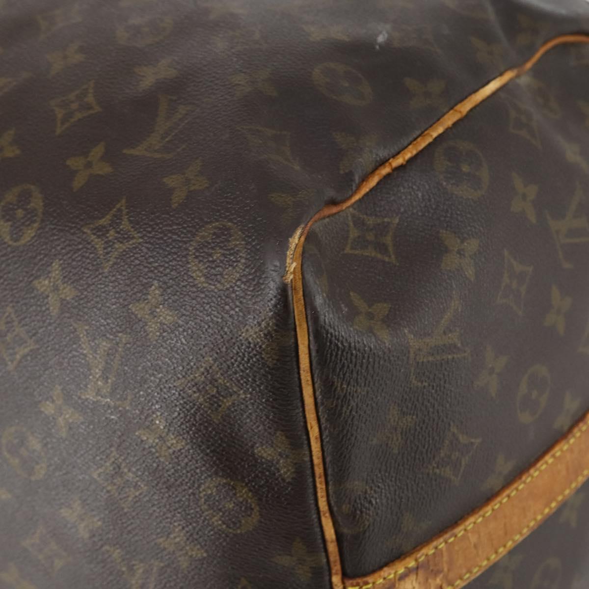 LOUIS VUITTON Monogram Keepall Bandouliere 60 Boston Bag M41412 LV Auth fm4855