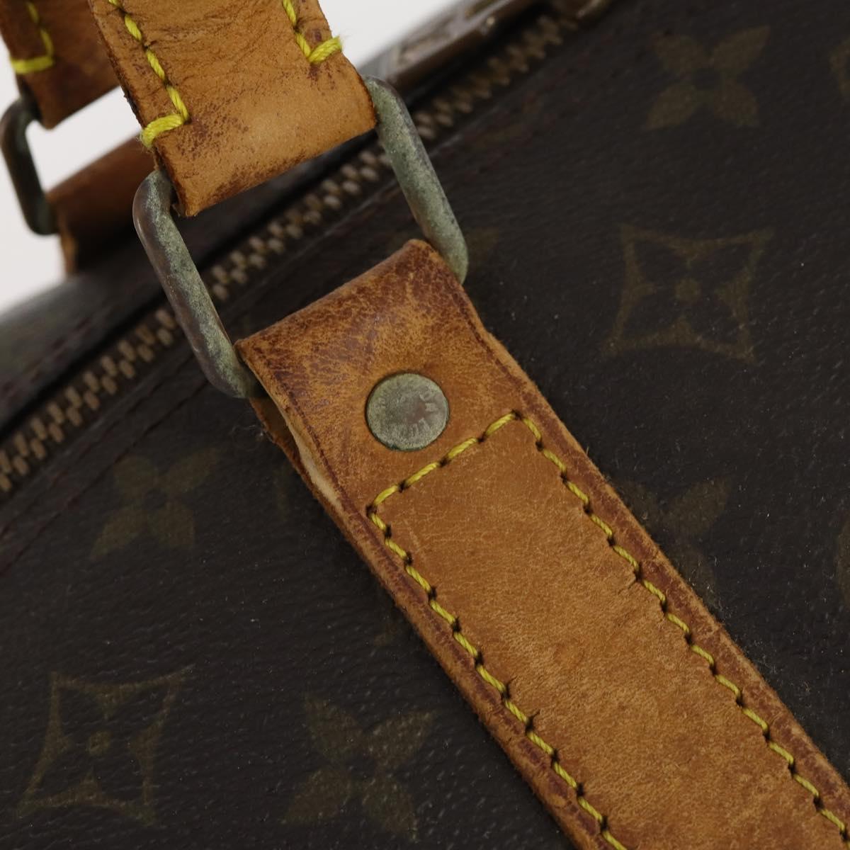 LOUIS VUITTON Monogram Keepall Bandouliere 60 Boston Bag M41412 LV Auth fm4855
