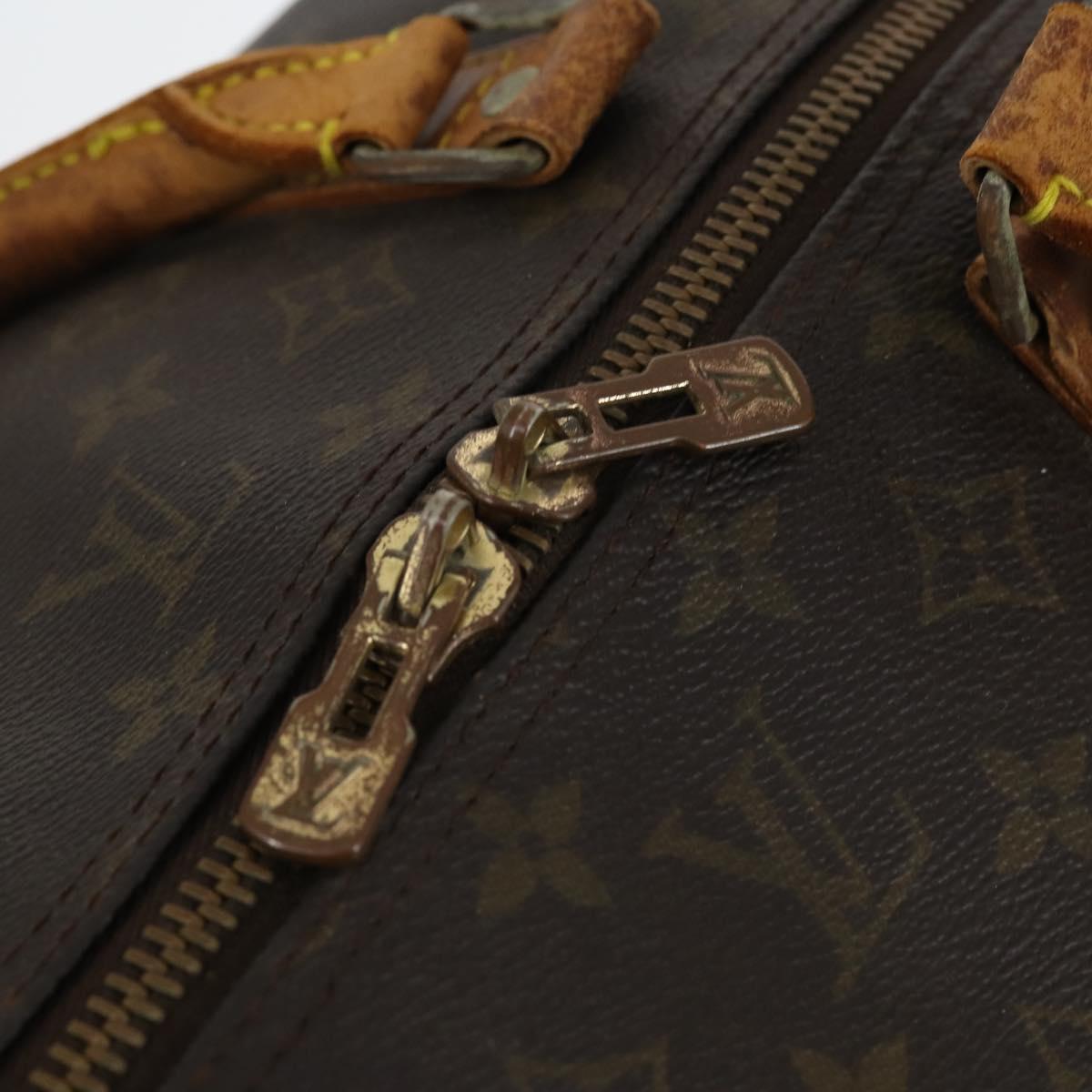 LOUIS VUITTON Monogram Keepall Bandouliere 60 Boston Bag M41412 LV Auth fm4855