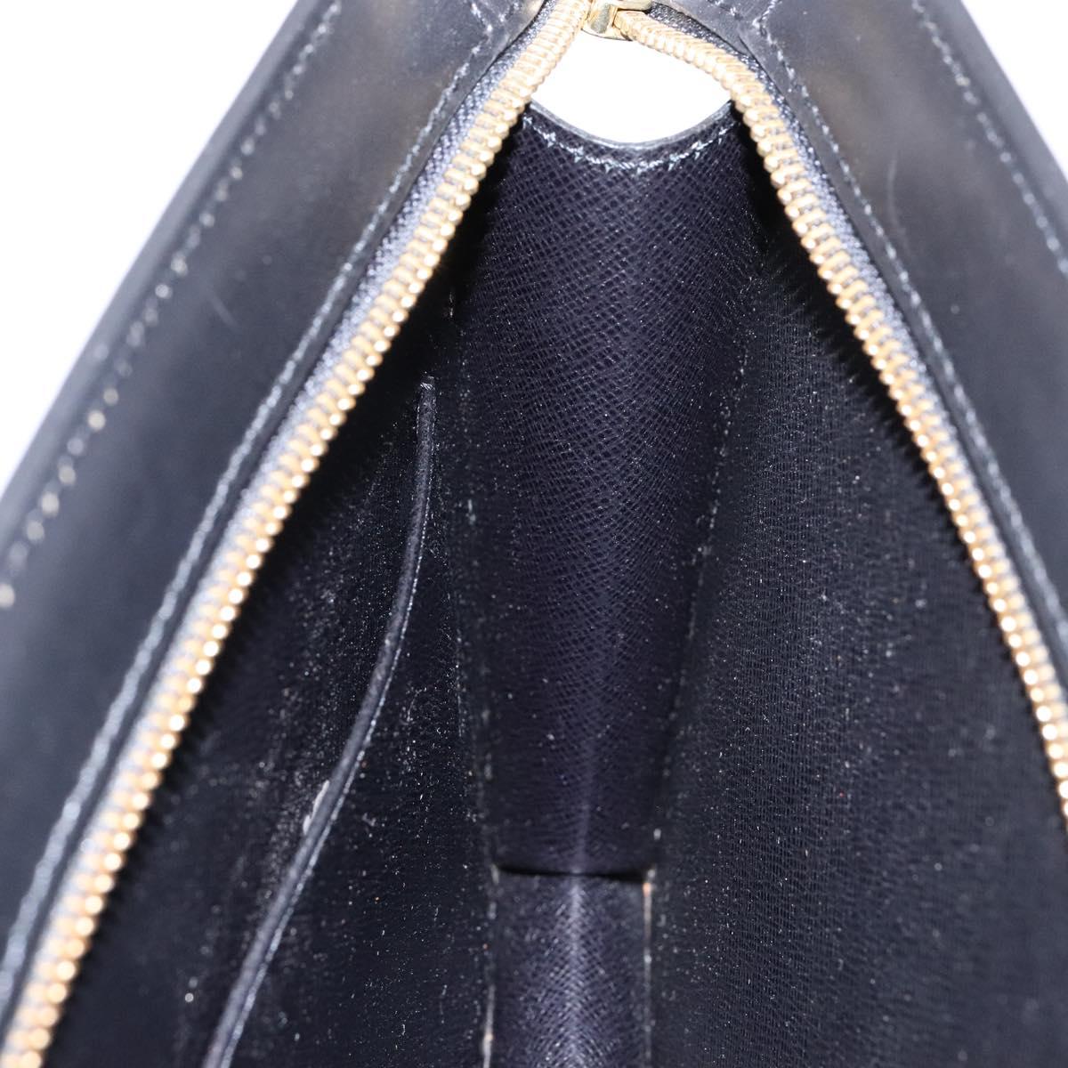 LOUIS VUITTON Epi Pochette Homme Clutch Bag Black Noir M52522 LV Auth fm4856