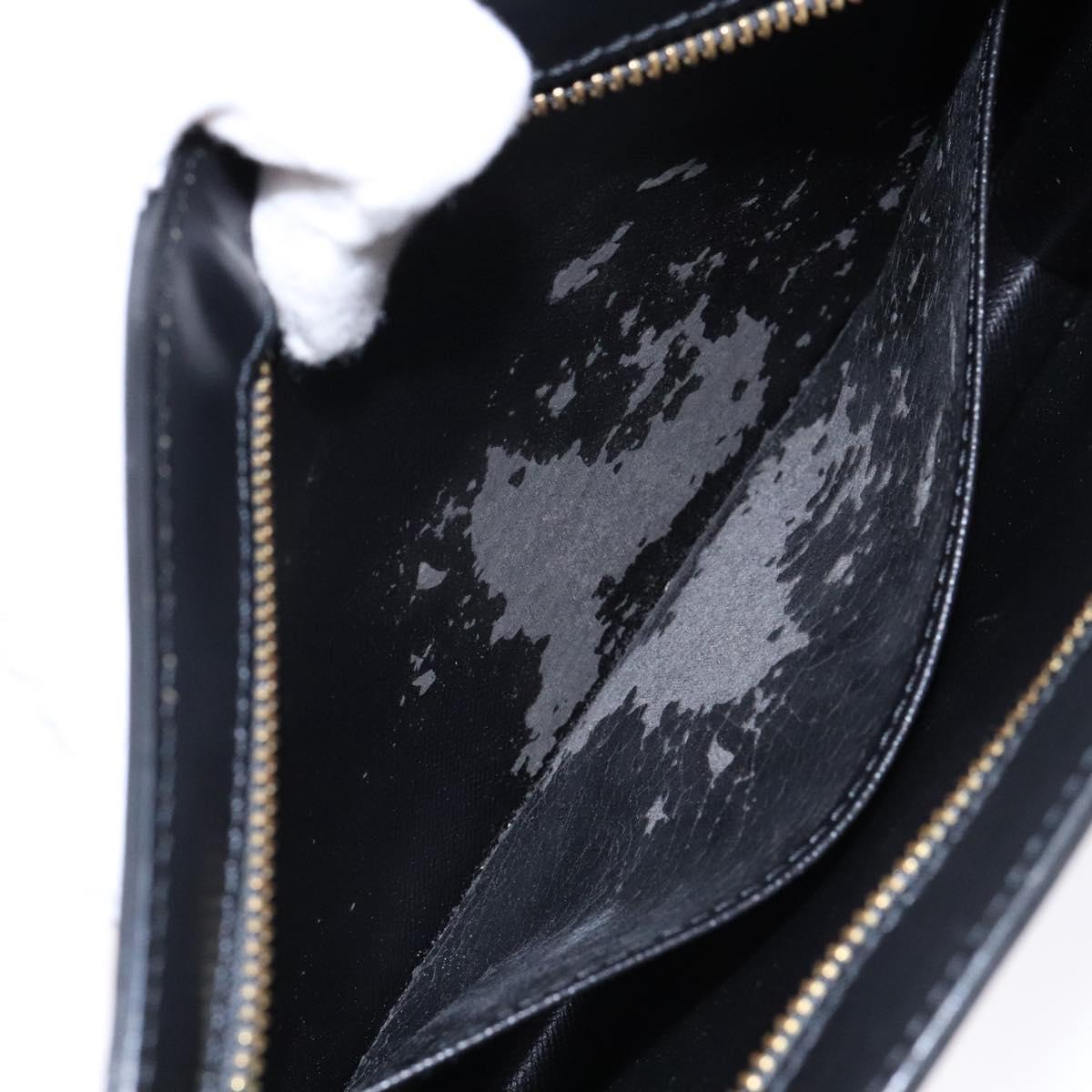 LOUIS VUITTON Epi Pochette Homme Clutch Bag Black Noir M52522 LV Auth fm4856