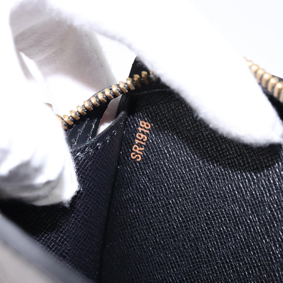 LOUIS VUITTON Epi Pochette Homme Clutch Bag Black Noir M52522 LV Auth fm4856