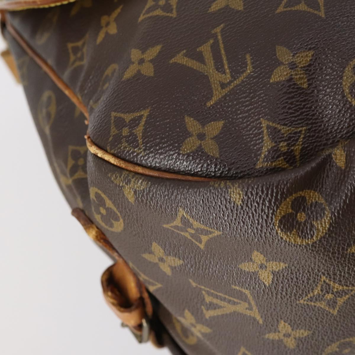 LOUIS VUITTON Monogram Saumur 35 Shoulder Bag M42254 LV Auth fm4858