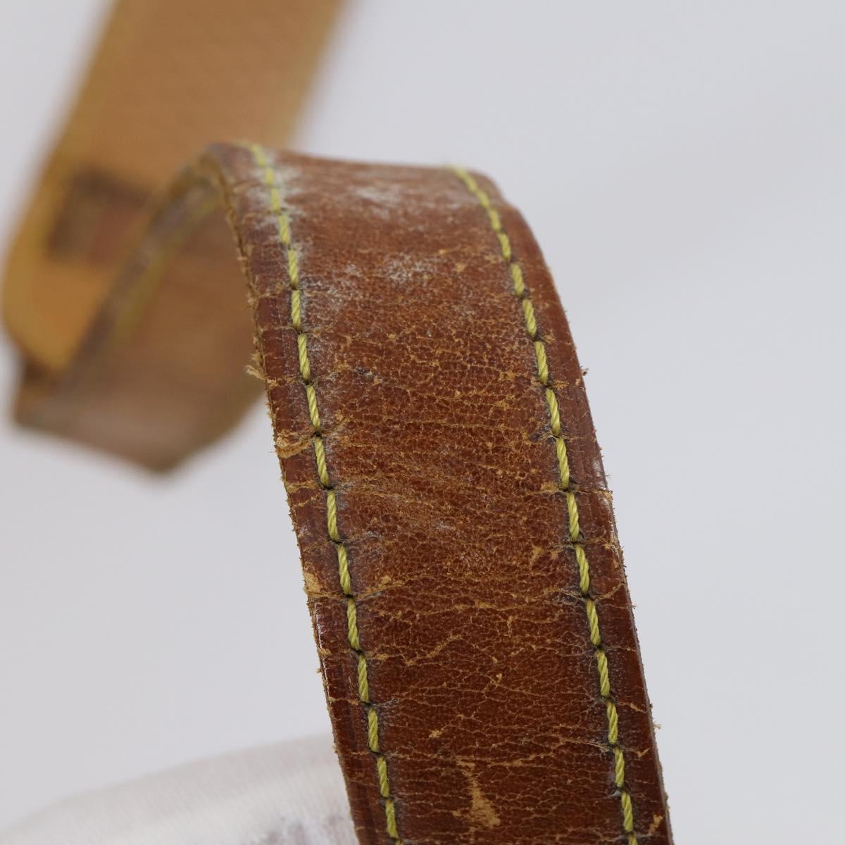 LOUIS VUITTON Monogram Saumur 35 Shoulder Bag M42254 LV Auth fm4858