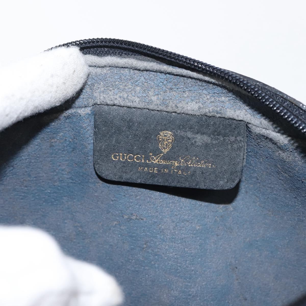 GUCCI GG Supreme Sherry Line Clutch Bag Red Navy 63 01 012 Auth fm4879