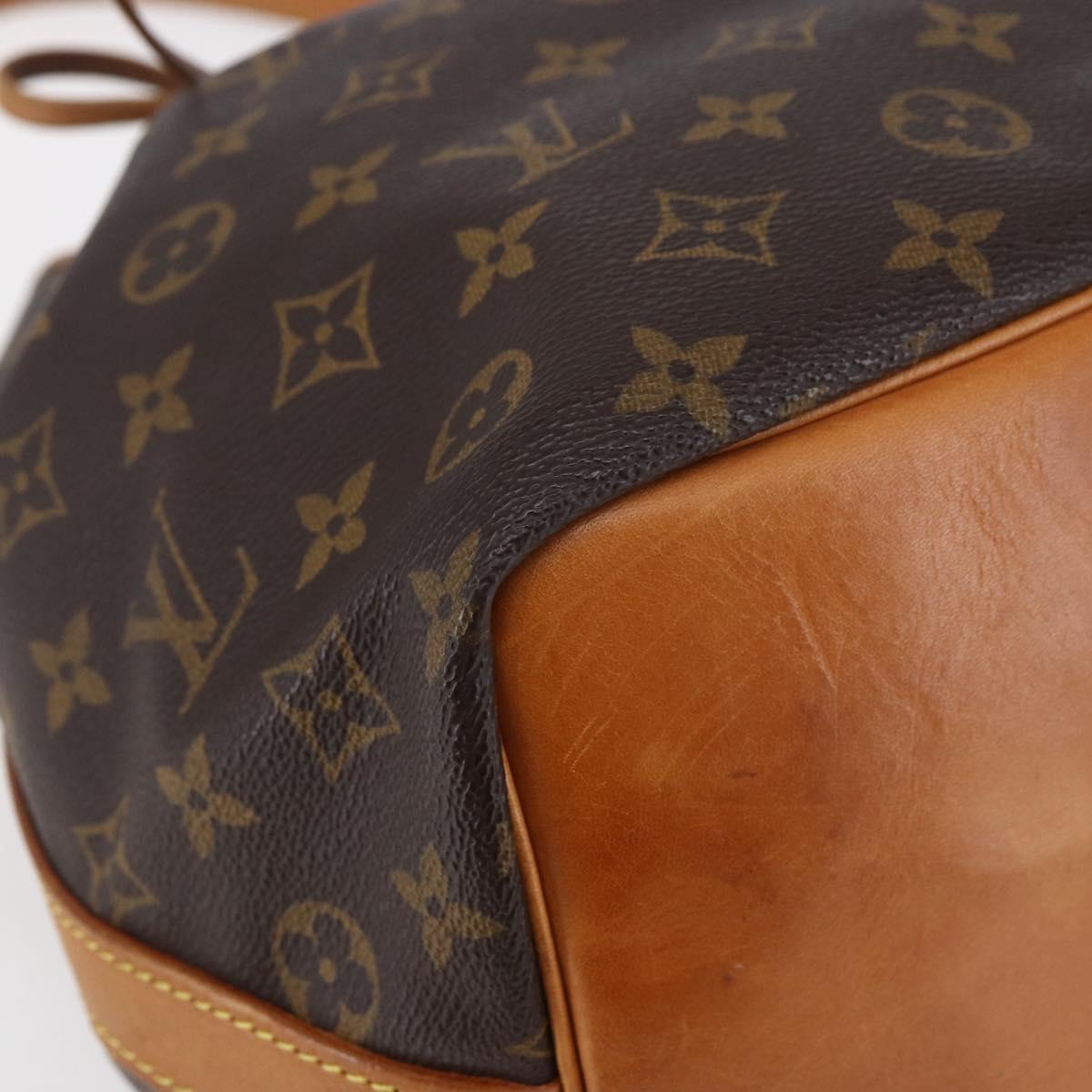 LOUIS VUITTON Monogram Petit Noe Shoulder Bag M42226 LV Auth fm4899