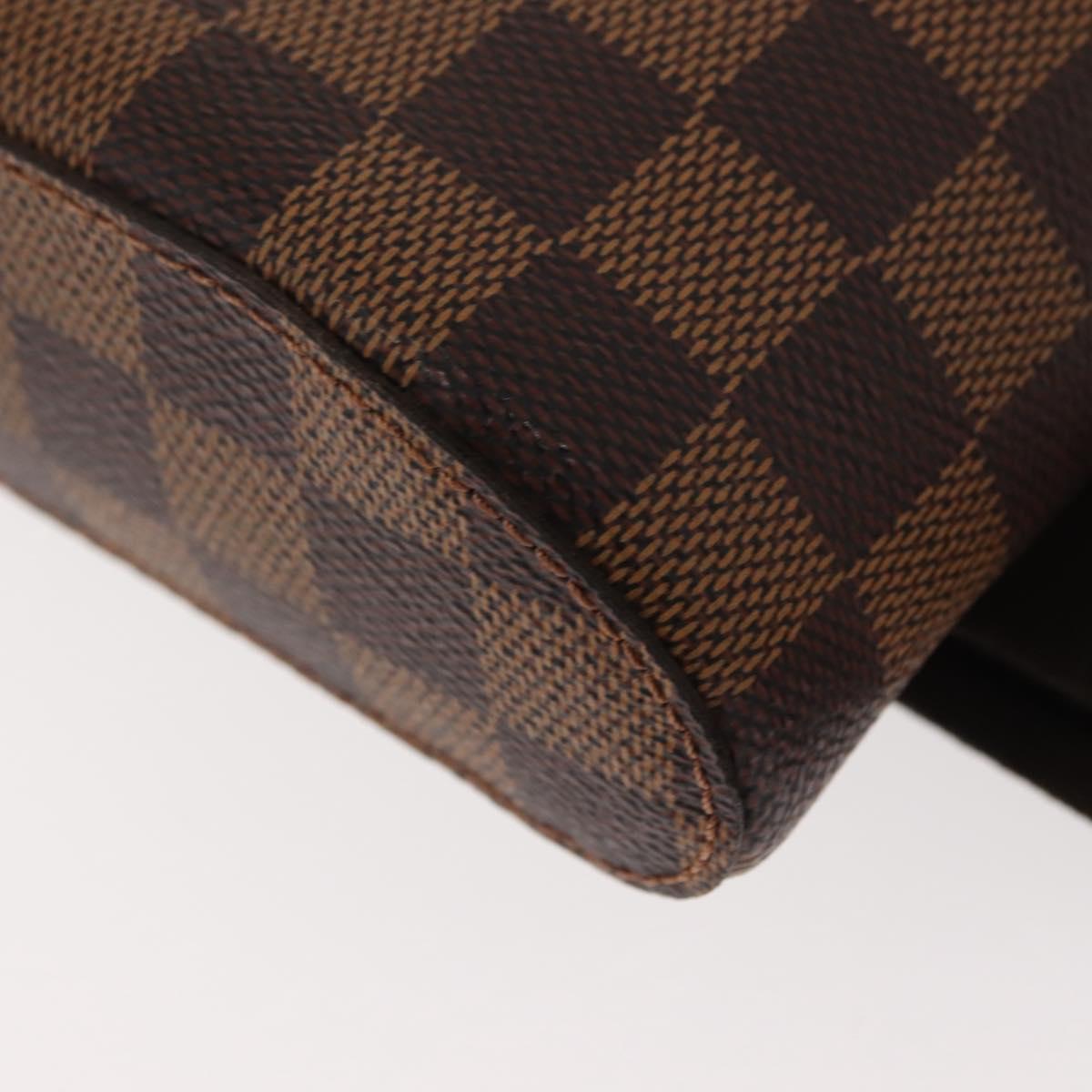 LOUIS VUITTON Damier Ebene Geronimos Shoulder Bag N51994 LV Auth fm4919V