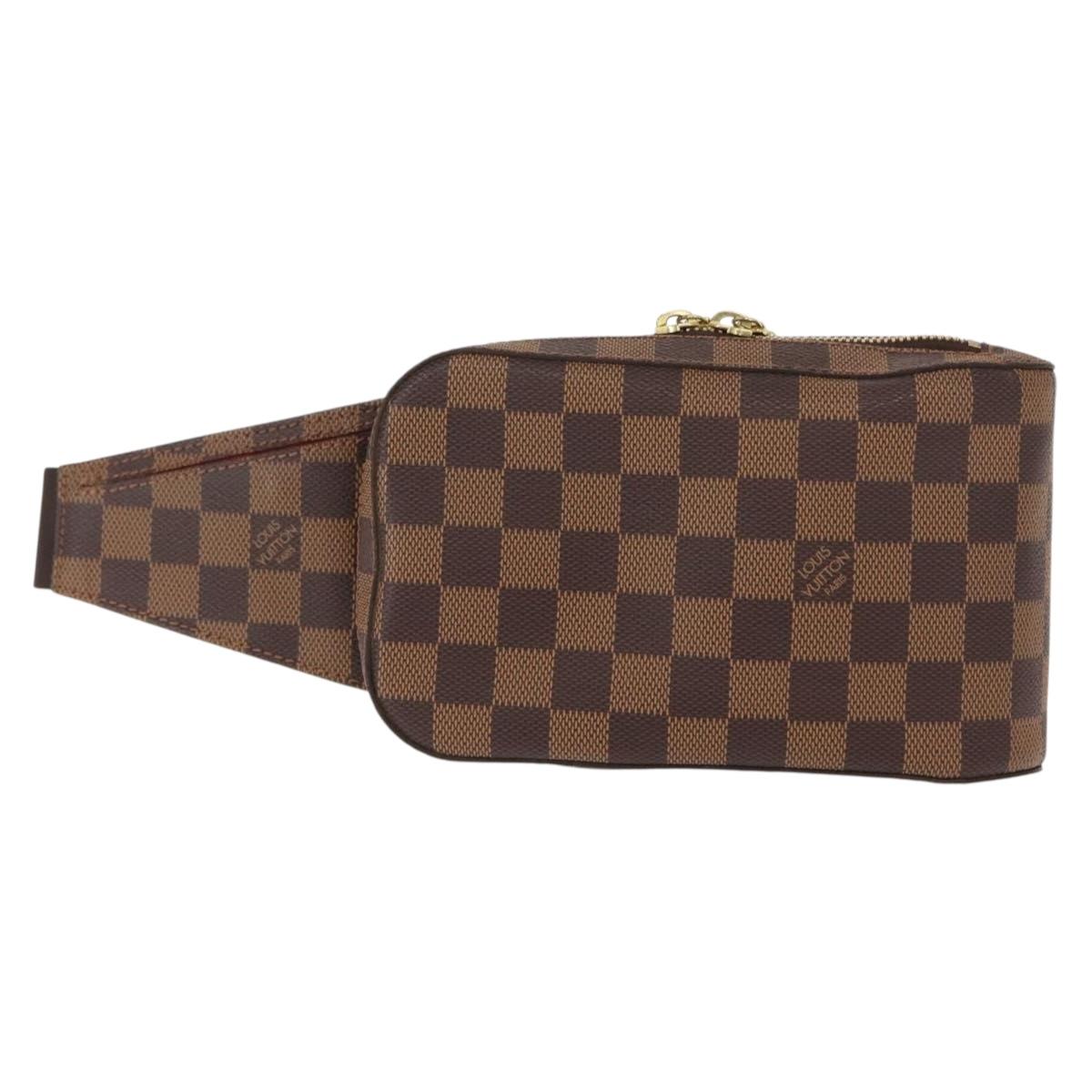 LOUIS VUITTON Damier Ebene Geronimos Shoulder Bag N51994 LV Auth fm4919V