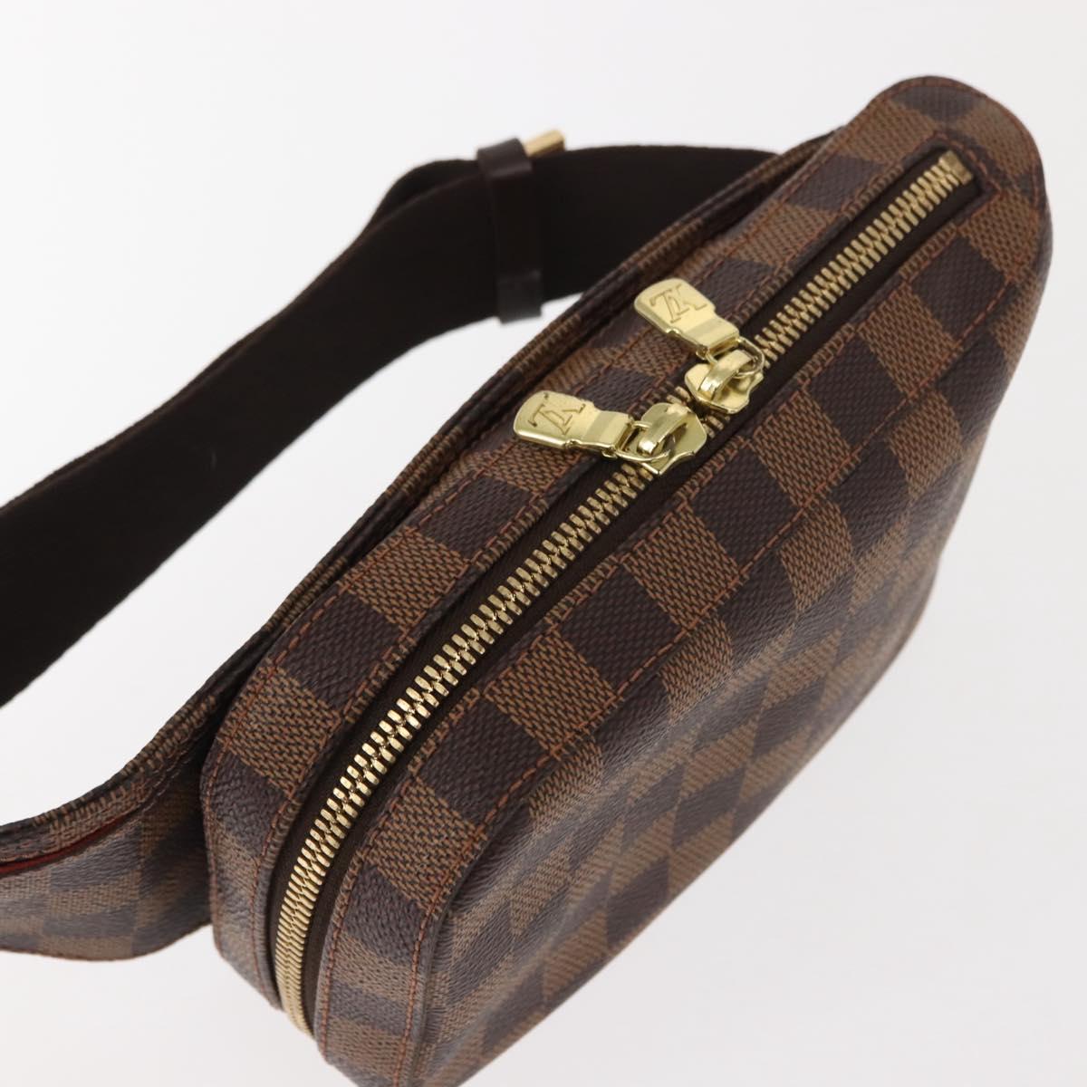 LOUIS VUITTON Damier Ebene Geronimos Shoulder Bag N51994 LV Auth fm4919V