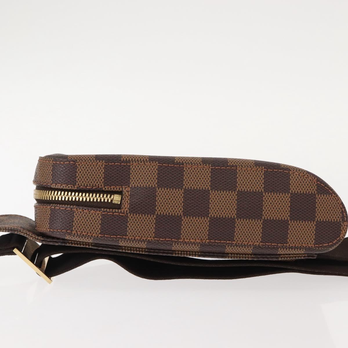 LOUIS VUITTON Damier Ebene Geronimos Shoulder Bag N51994 LV Auth fm4919V