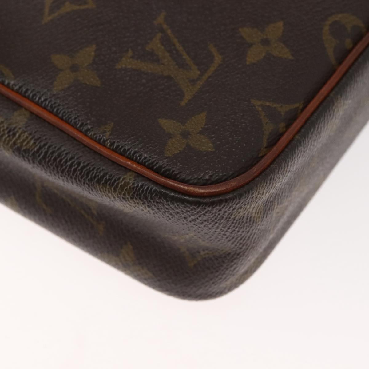 LOUIS VUITTON Monogram Compiegne 23 Clutch Bag M51847 LV Auth fm4921