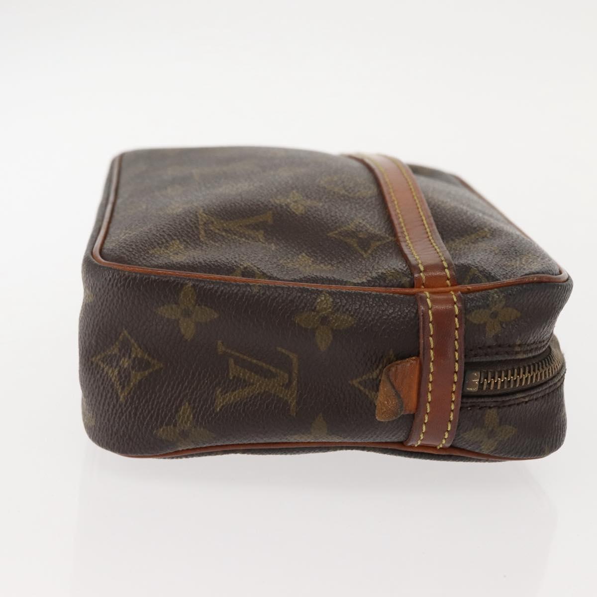 LOUIS VUITTON Monogram Compiegne 23 Clutch Bag M51847 LV Auth fm4921