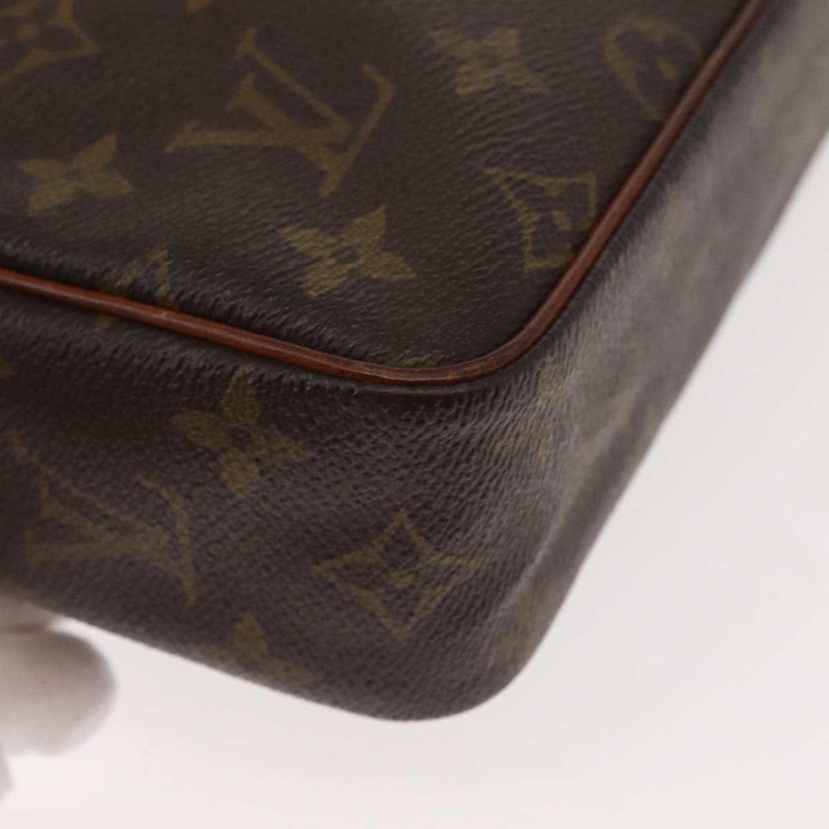 LOUIS VUITTON Monogram Compiegne 23 Clutch Bag M51847 LV Auth fm4921