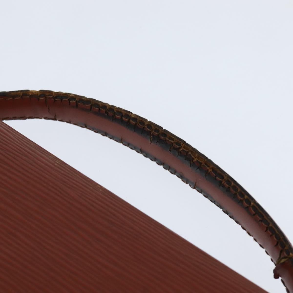 LOUIS VUITTON Epi Monceau 28 Hand Bag Brown M52123 LV Auth fm4929